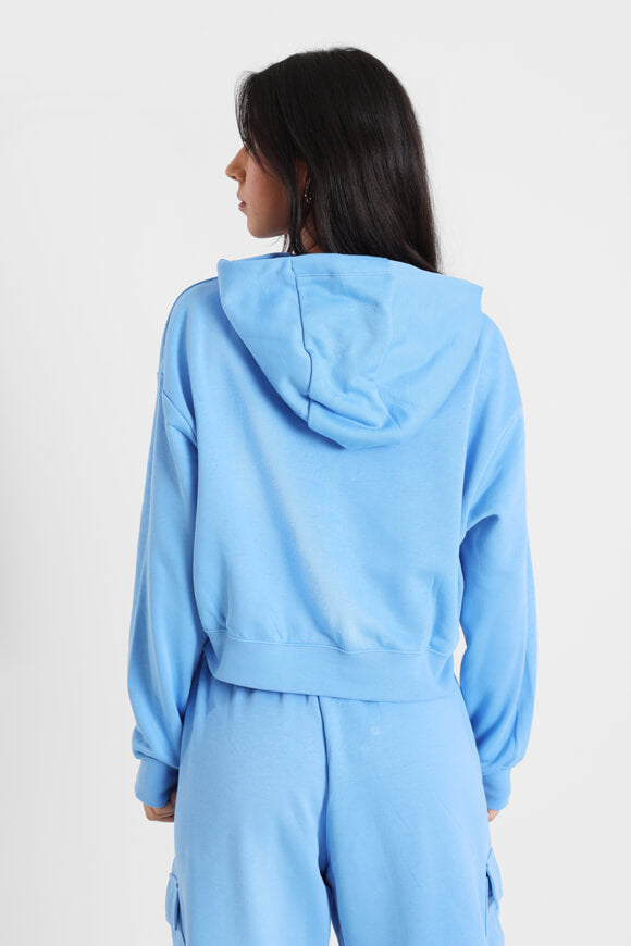 Oversize hooded sweatshirt - University Blue
