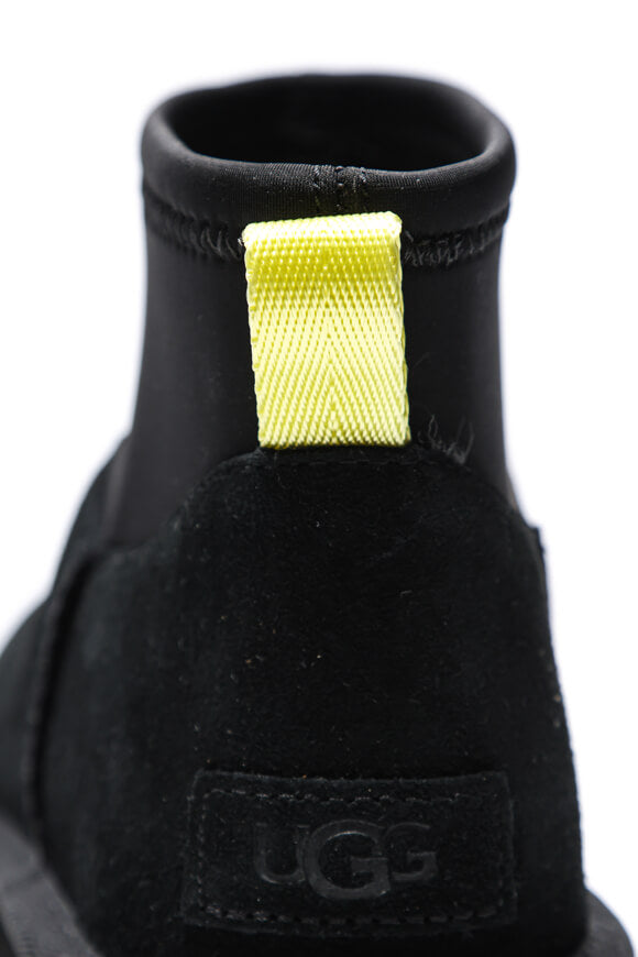 Classic Mini Dipper gefütterte Plateau Stiefelette - Black