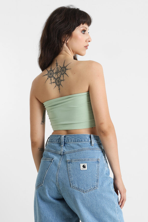 Bandeau Crop Top - Hellgrün