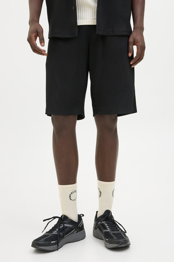JPSTKARL Plissee Stoffshorts - Black