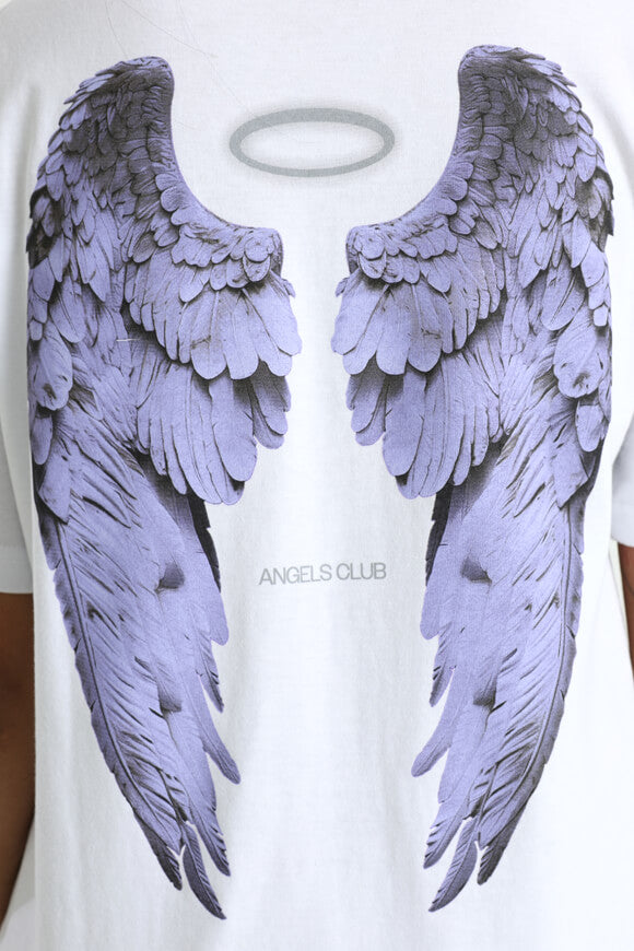 Angels Club t-shirt ample - White