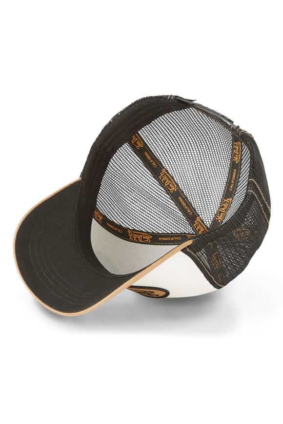 Trucker Cap / Snapback - White + Beige + Black