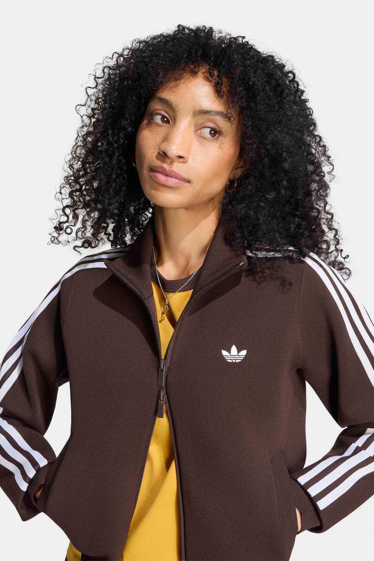 Adilenium knitted tracksuit jacket - Aurora Coffee