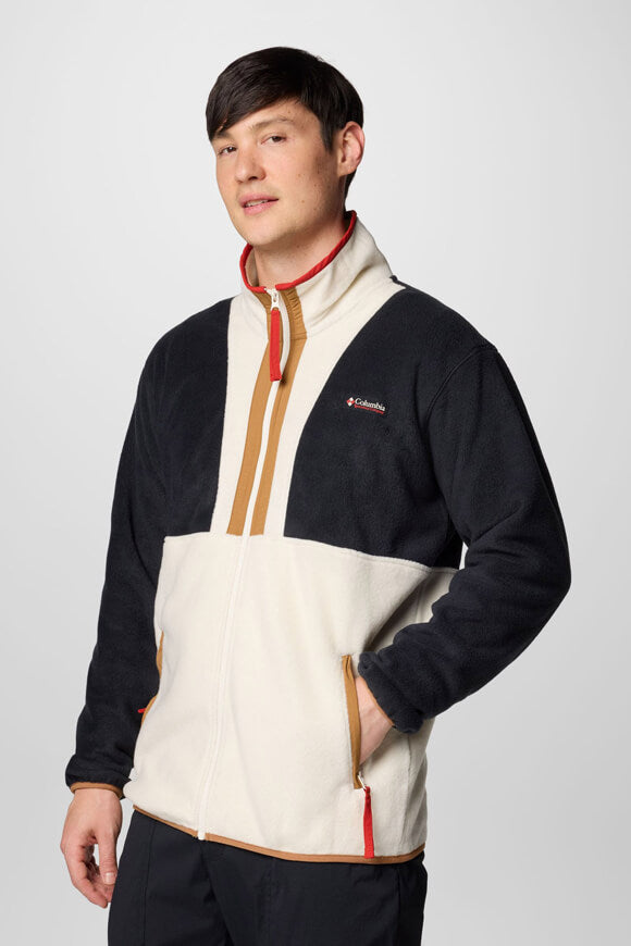 Backbowl II Fleecejacke - Black + Chalk