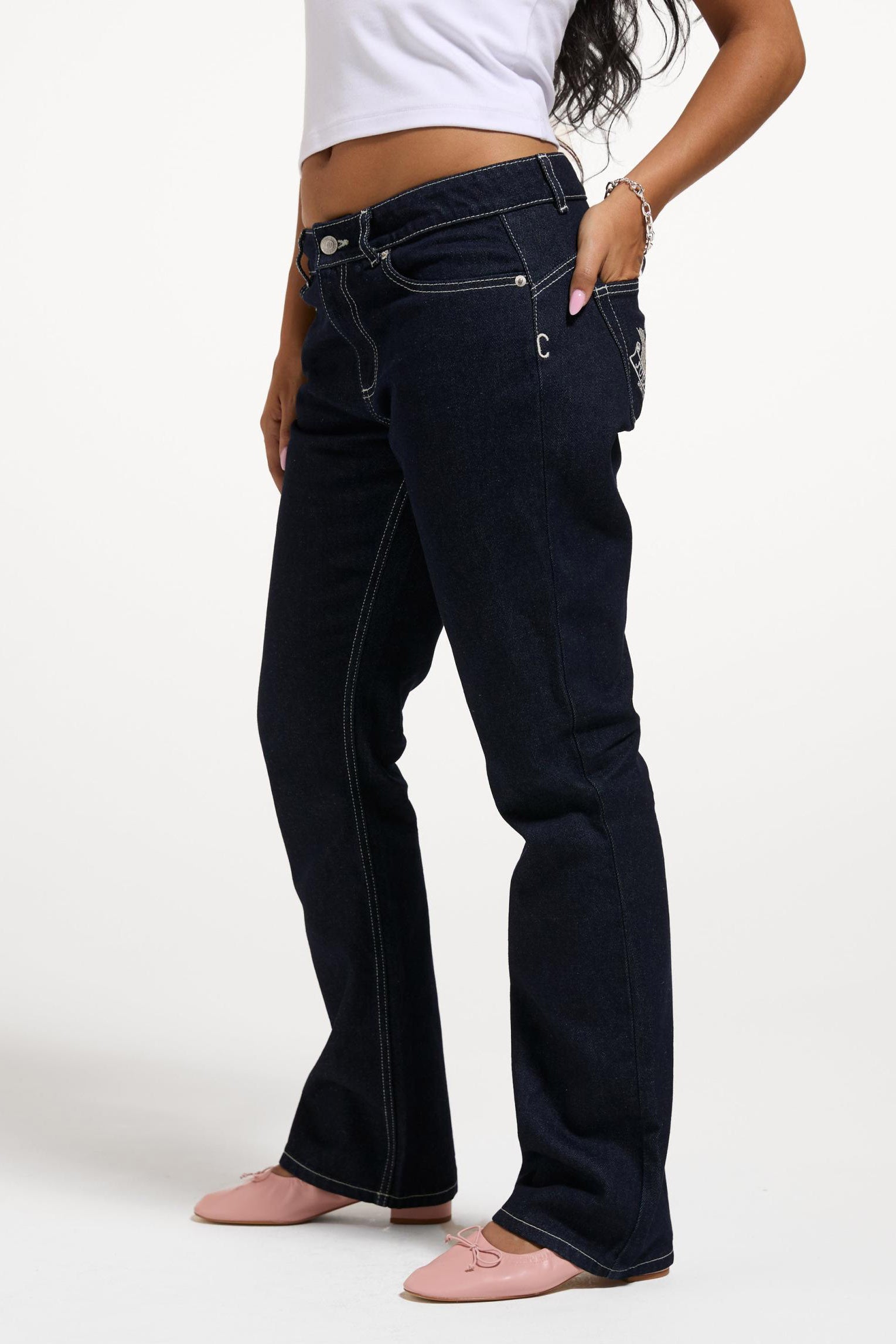Jeans bootcut Crest - Indigo Denim