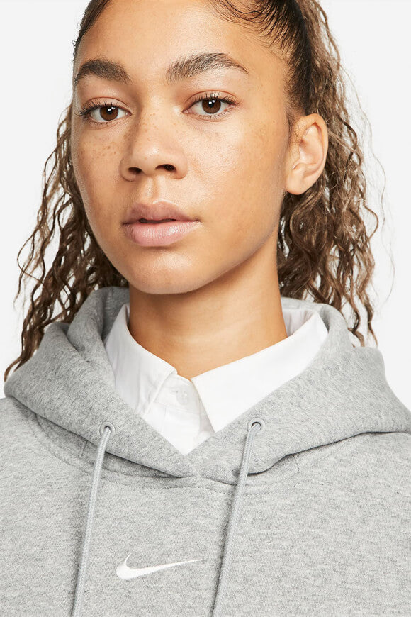 Sportswear Phoenix Fleece Hooded Sweatshirt - Dark Grey Heather + Sail