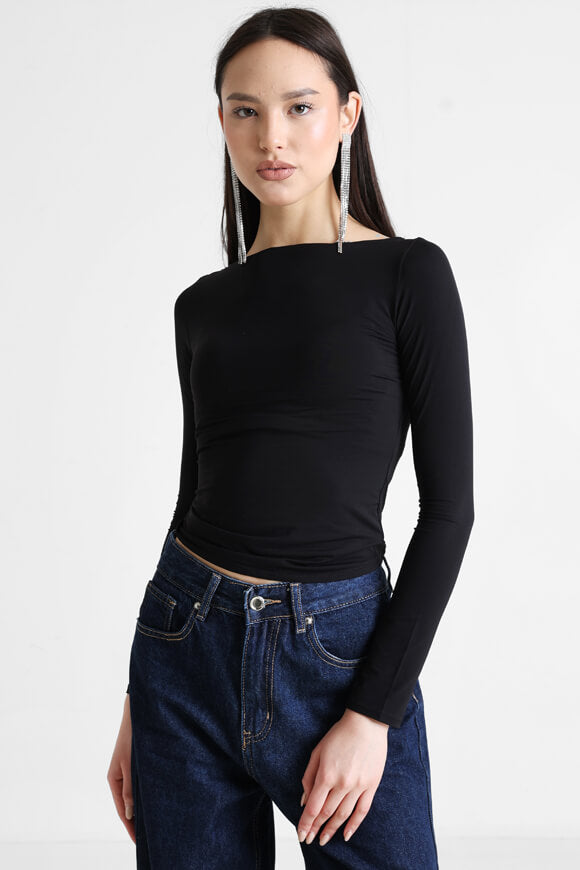 Camicia a maniche lunghe - Nero