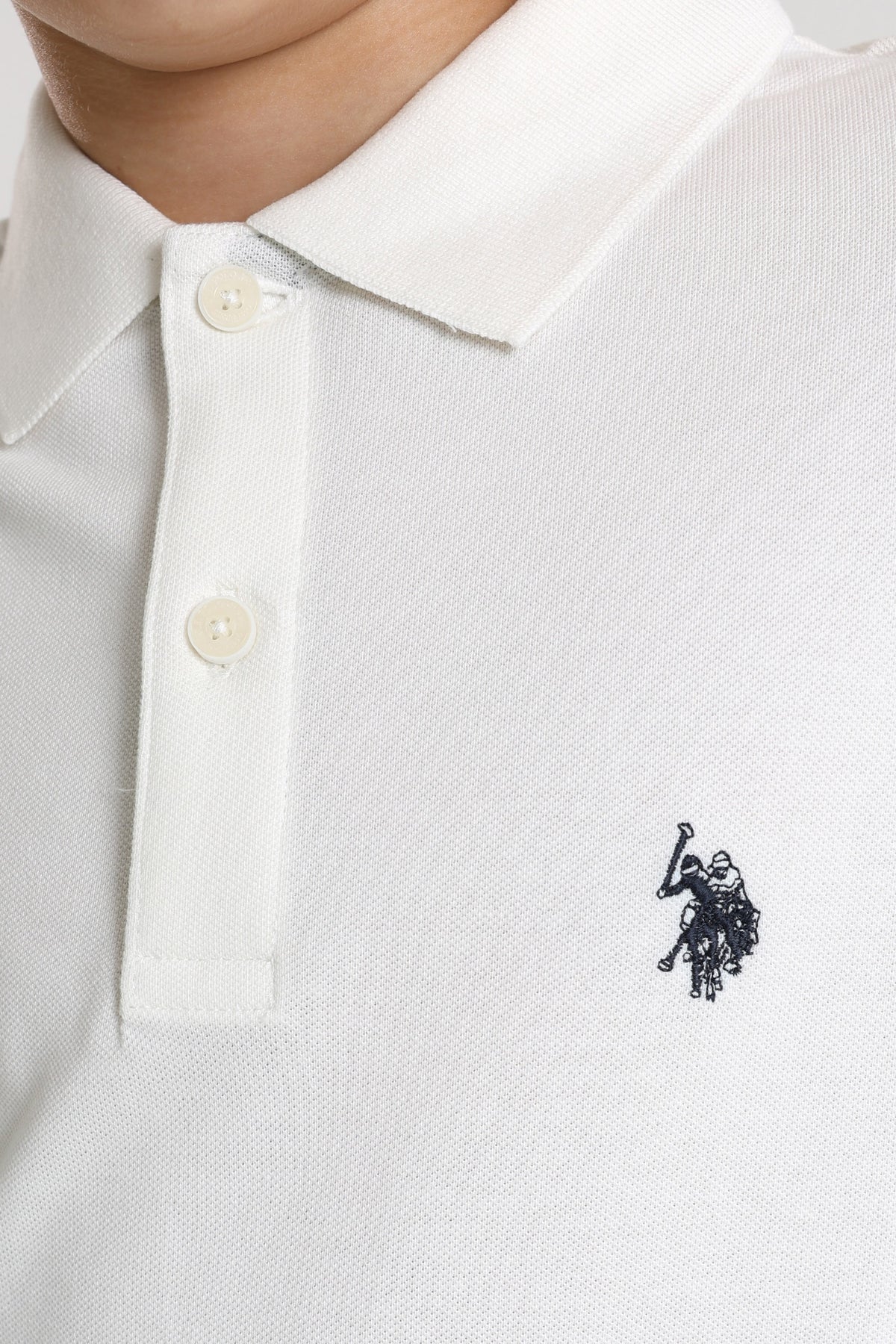 Clif long-sleeve shirt - Offwhite + Navy