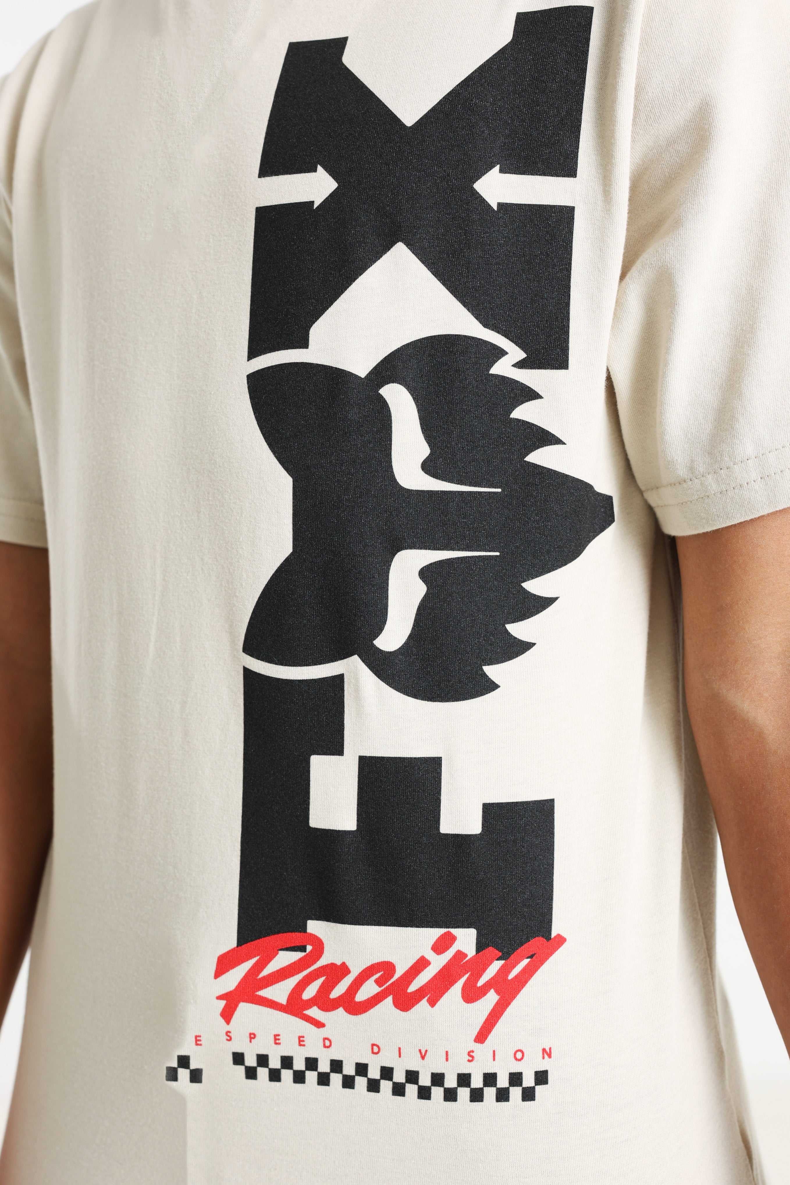 Checker t-shirt - Tan