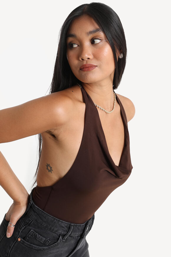 Neckholder-Body - Dunkelbraun