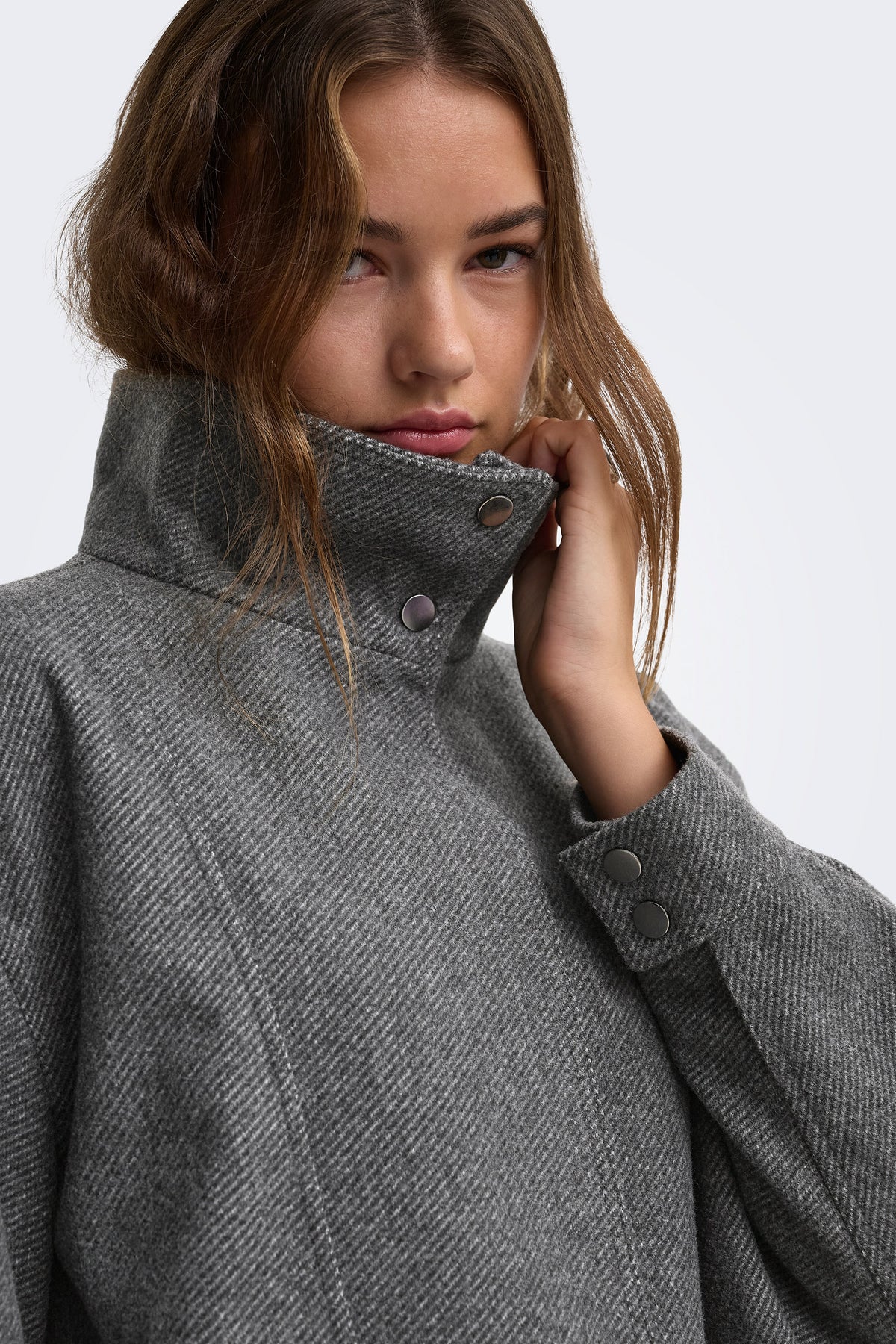 ONLASTA veste ballon - Dark Grey Melange