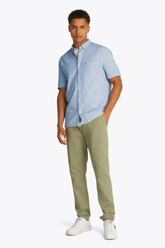 Hemd aus Seersucker - Colorado Blue