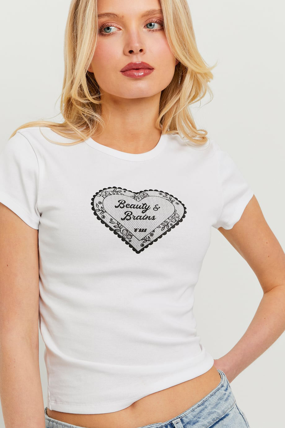 Crop T-Shirt - White