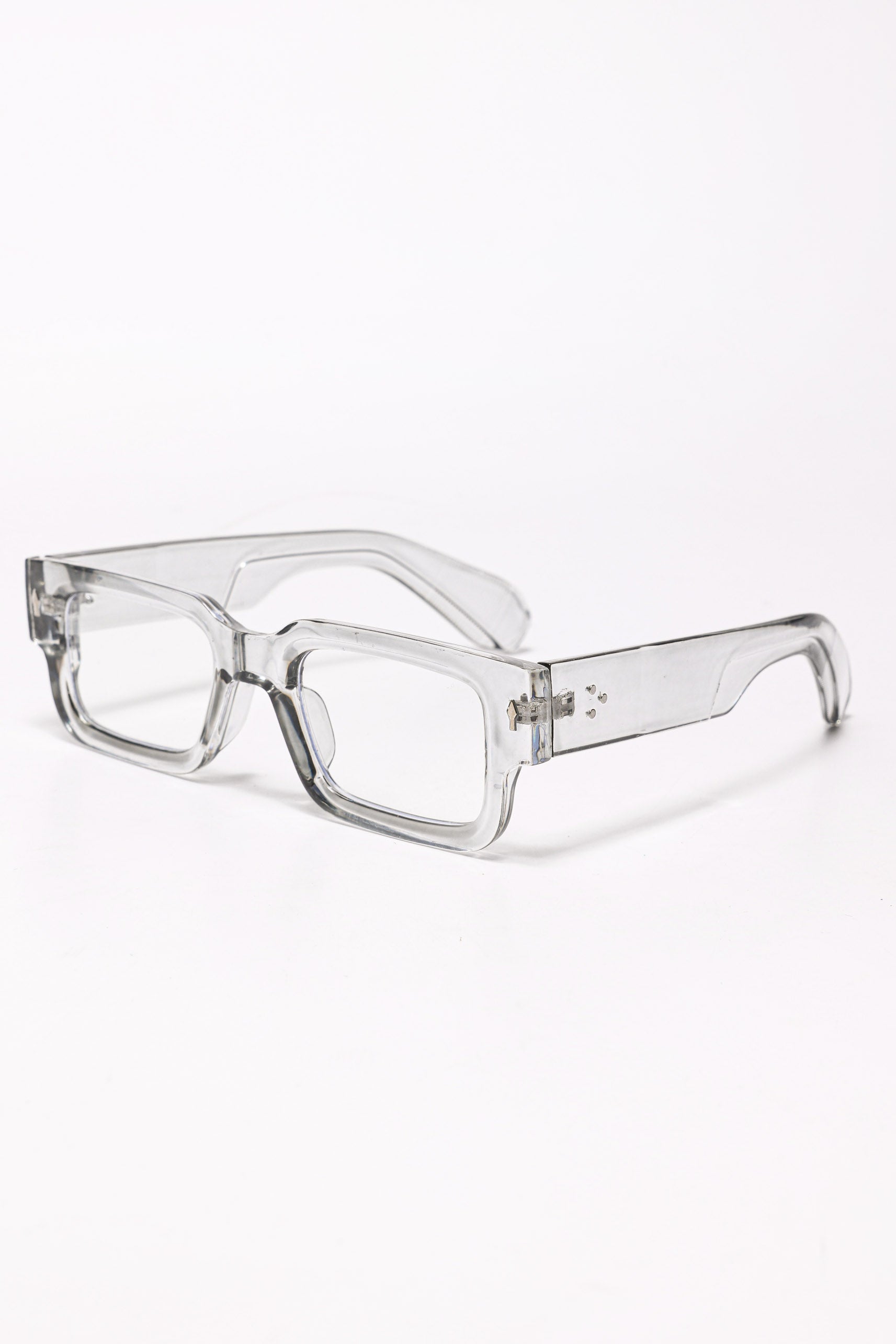 Brille - Light Grey + Clear