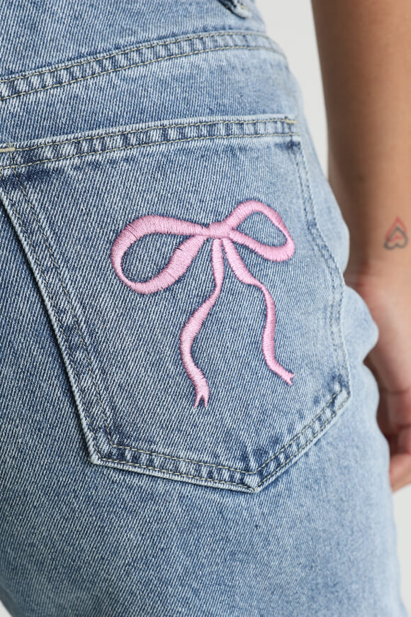 Straight Fit Jeans - Hellblau