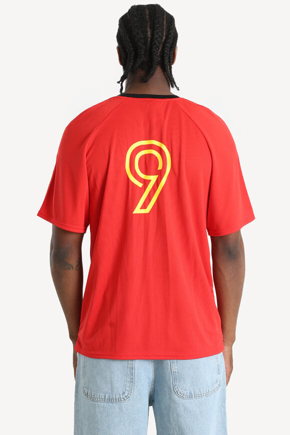 Mesh T-Shirt - Red + Yellow