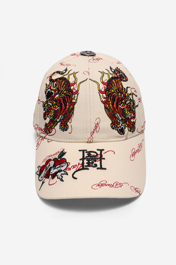 Tiger Flames casquette strapback - Cream