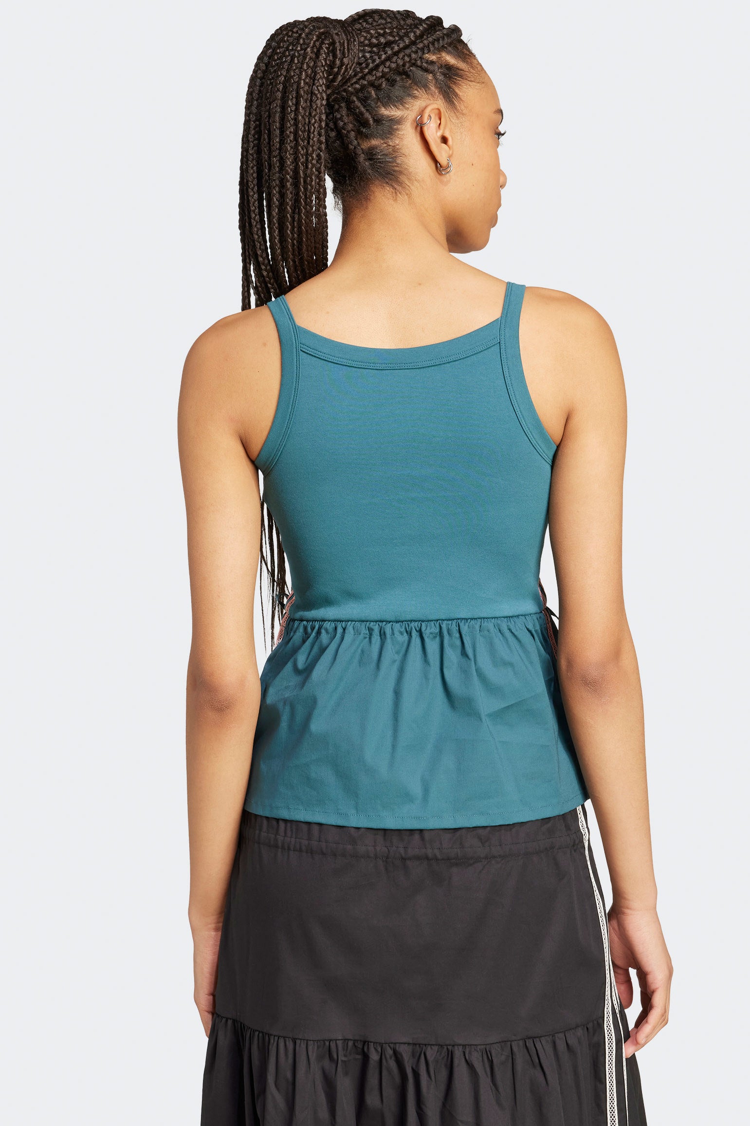 Top con spalline sottili - Tech Green