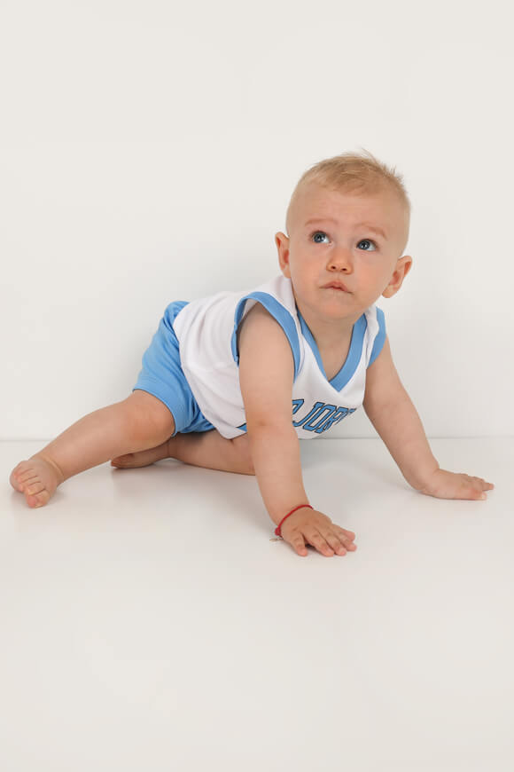 Air Mesh Baby Set - White + University Blue