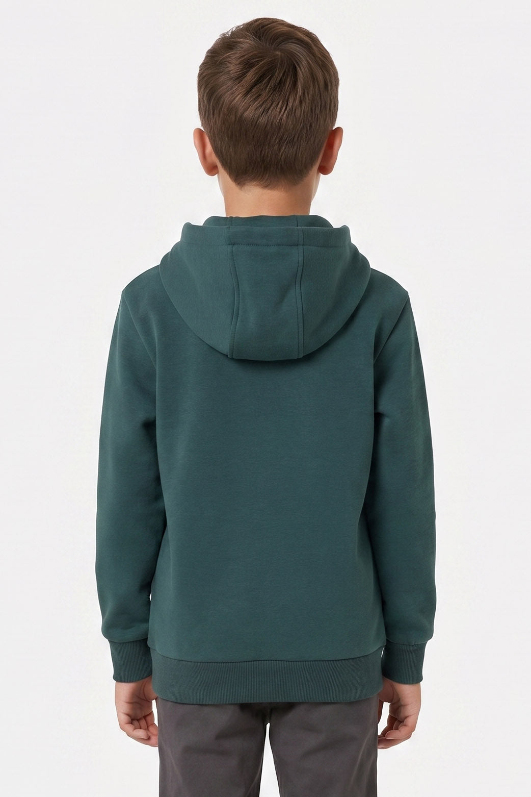 Fluffy Kapuzensweatshirt - Bottle Green