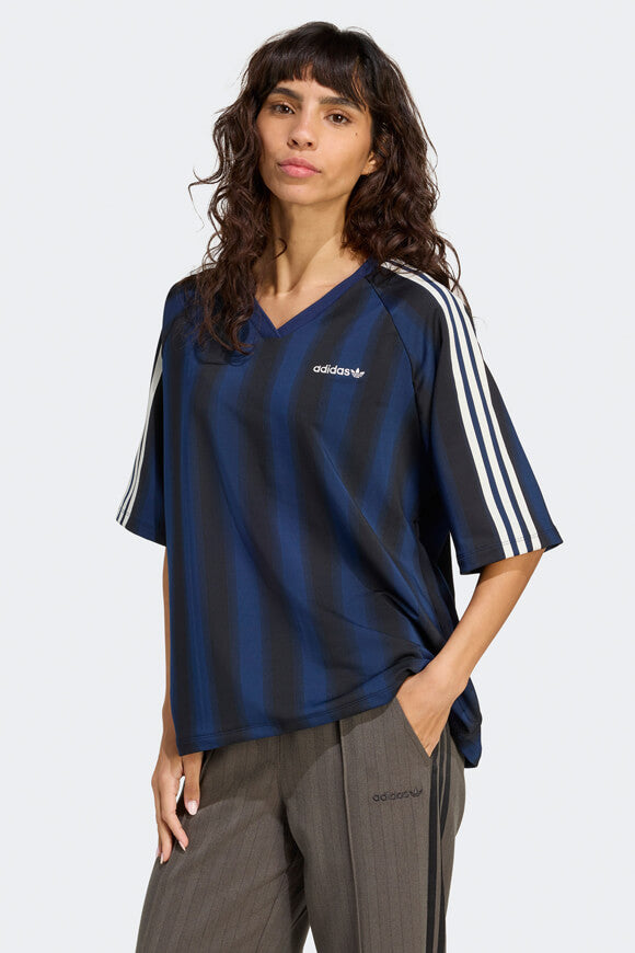 Linear Oversize T-Shirt - Night Indigo