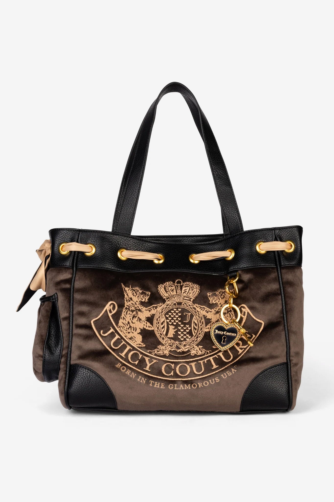 Daydreamer Samt Shopper - Chocolate