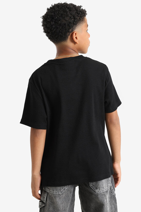 T-shirt structuré - Noir