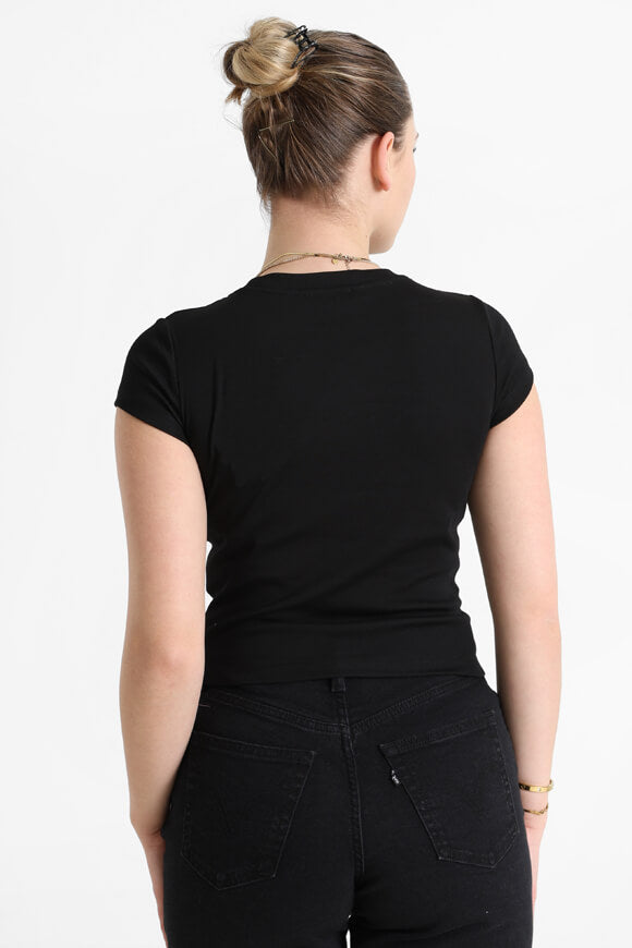 T-shirt à crochets - Noir