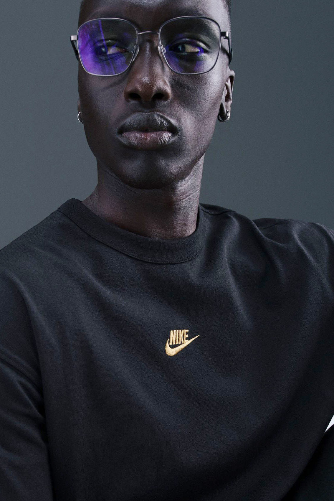 Premium Essentials T-Shirt - Black + Gold
