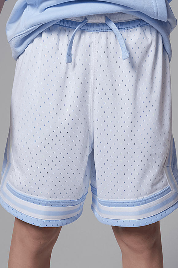 Pantaloncini a rete Air Diamond - Bianco + Blu idrogeno