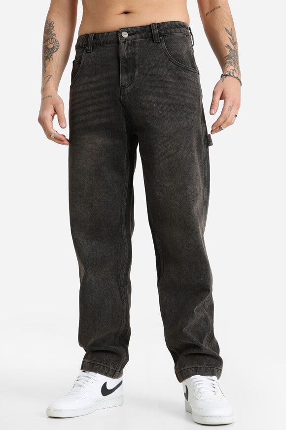 Regular Fit Jeans - Gewaschen Schwarz