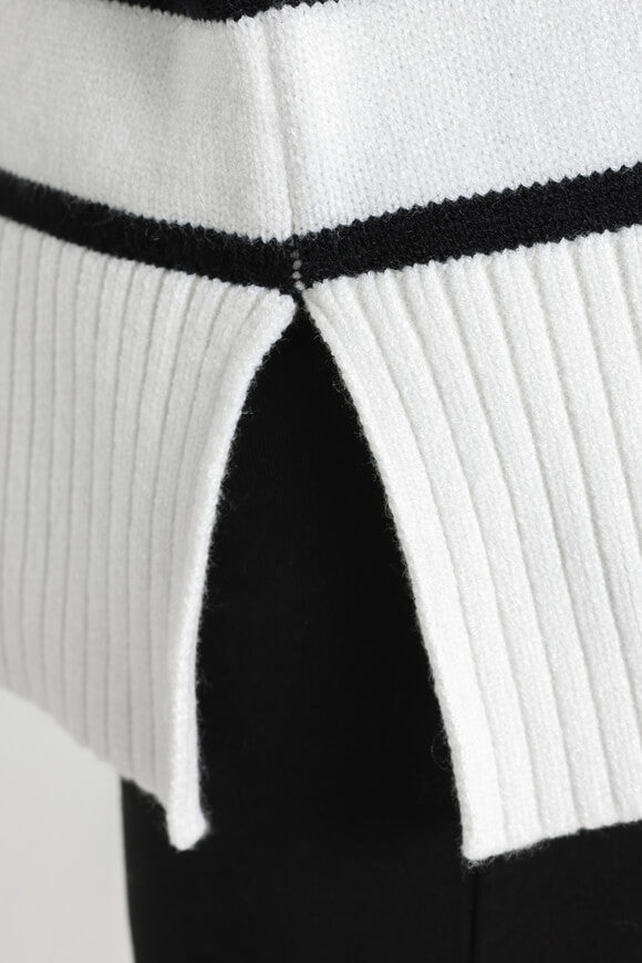 Long knitted sweater - Offwhite