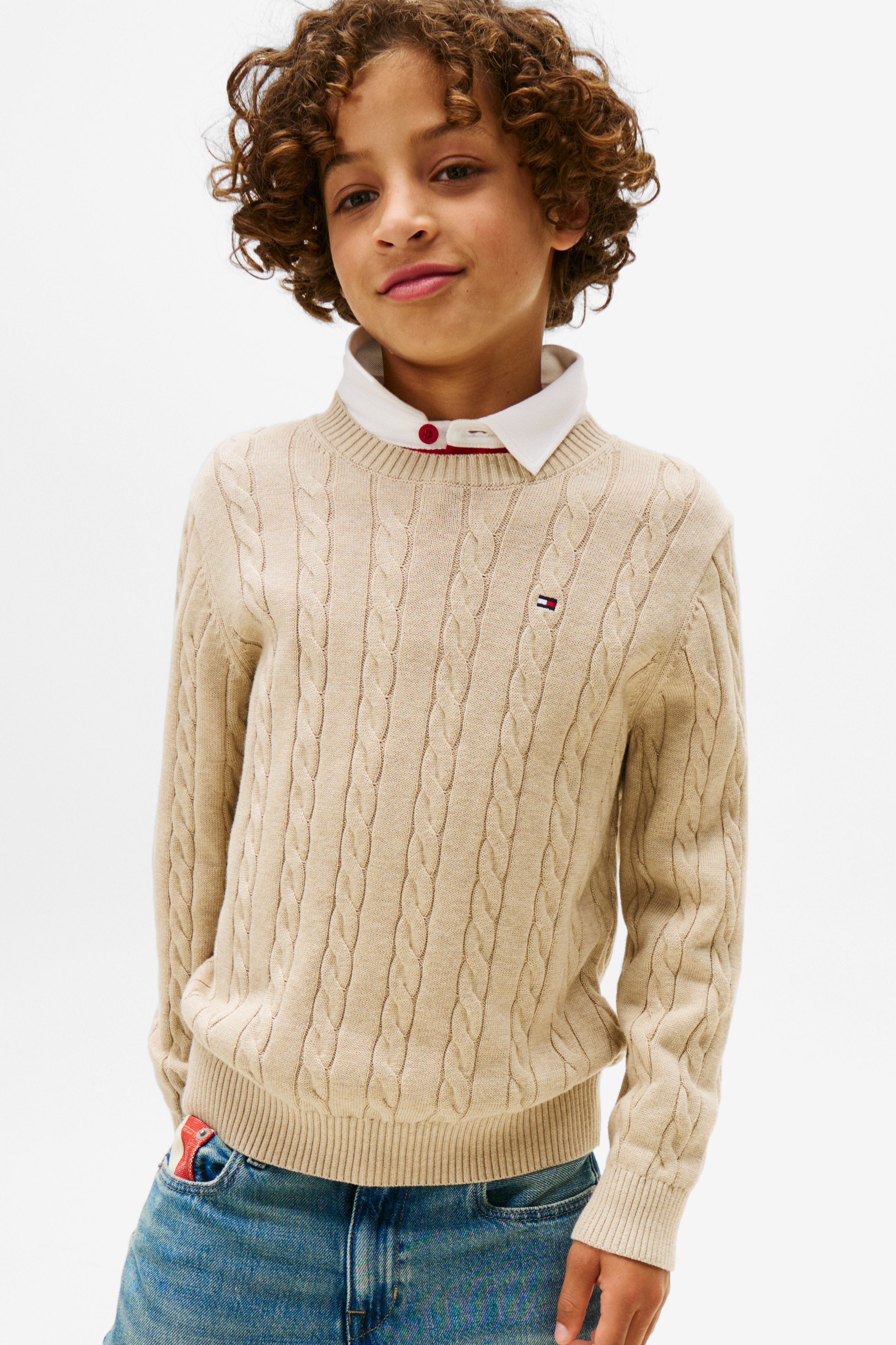 Strickpullover - Malted Milk Heather