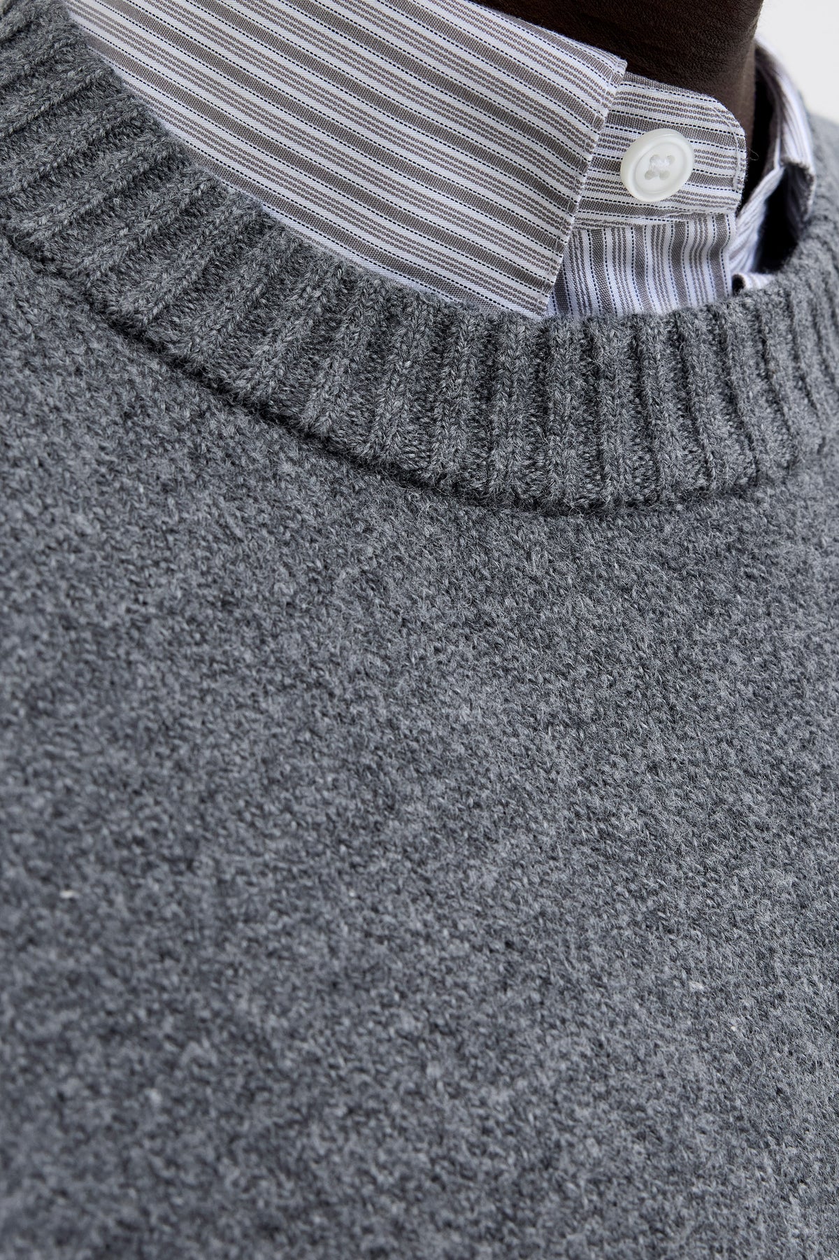 JORNORREBRO pull en tricot - Grey Melange