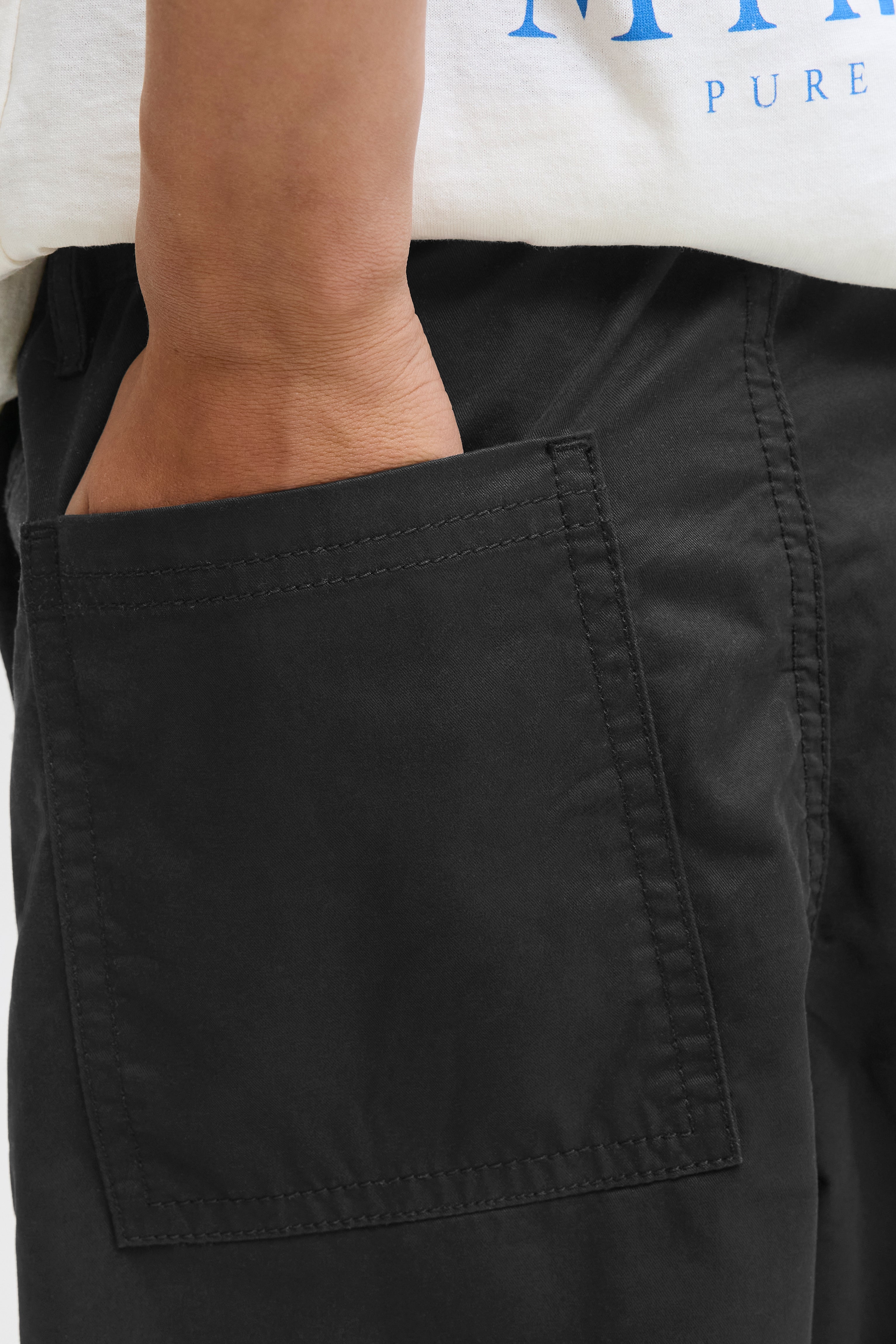 JPSTOWEN Pantalon en tissu - Black