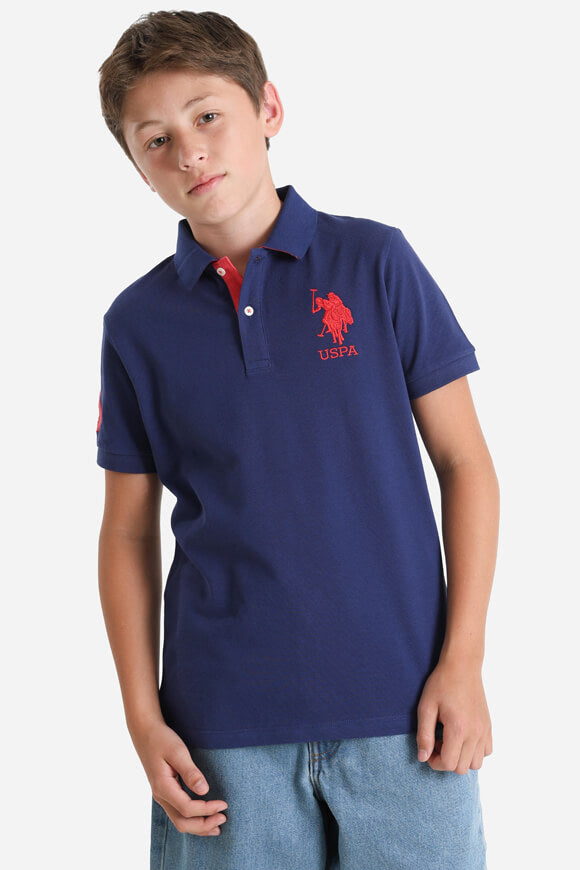 Fluo Poloshirt - Navy