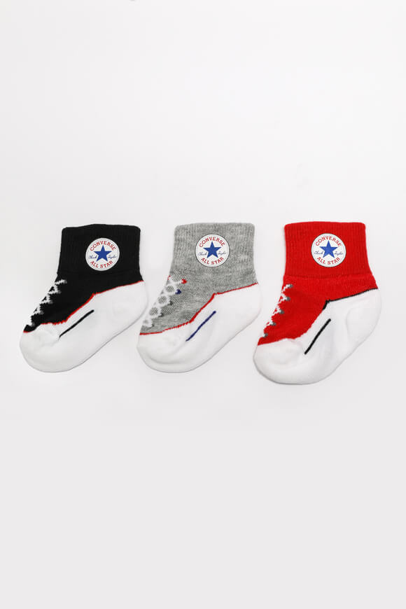 Dreierpack Baby Socken - Mehrfarbig