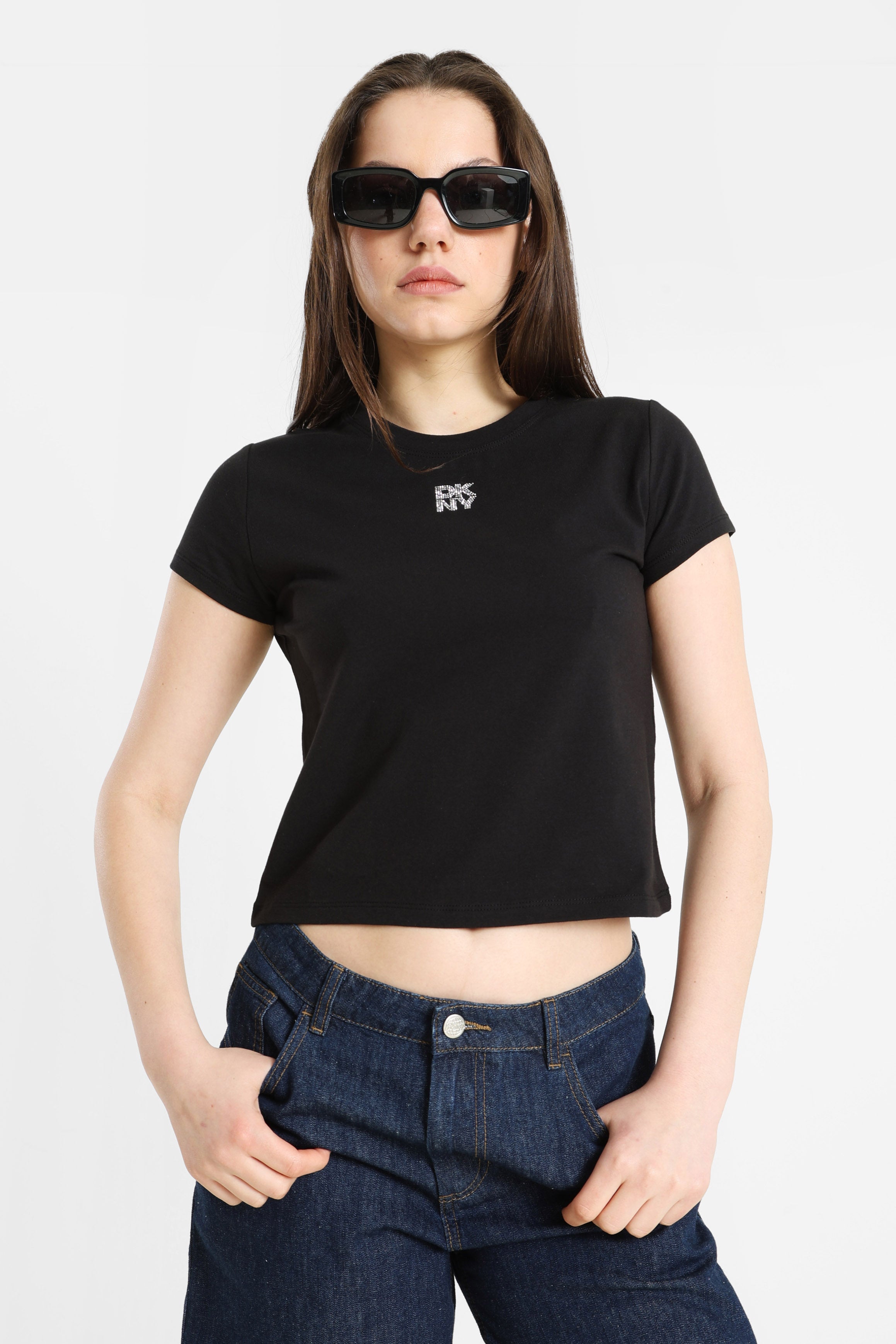 Crop T-Shirt - Black