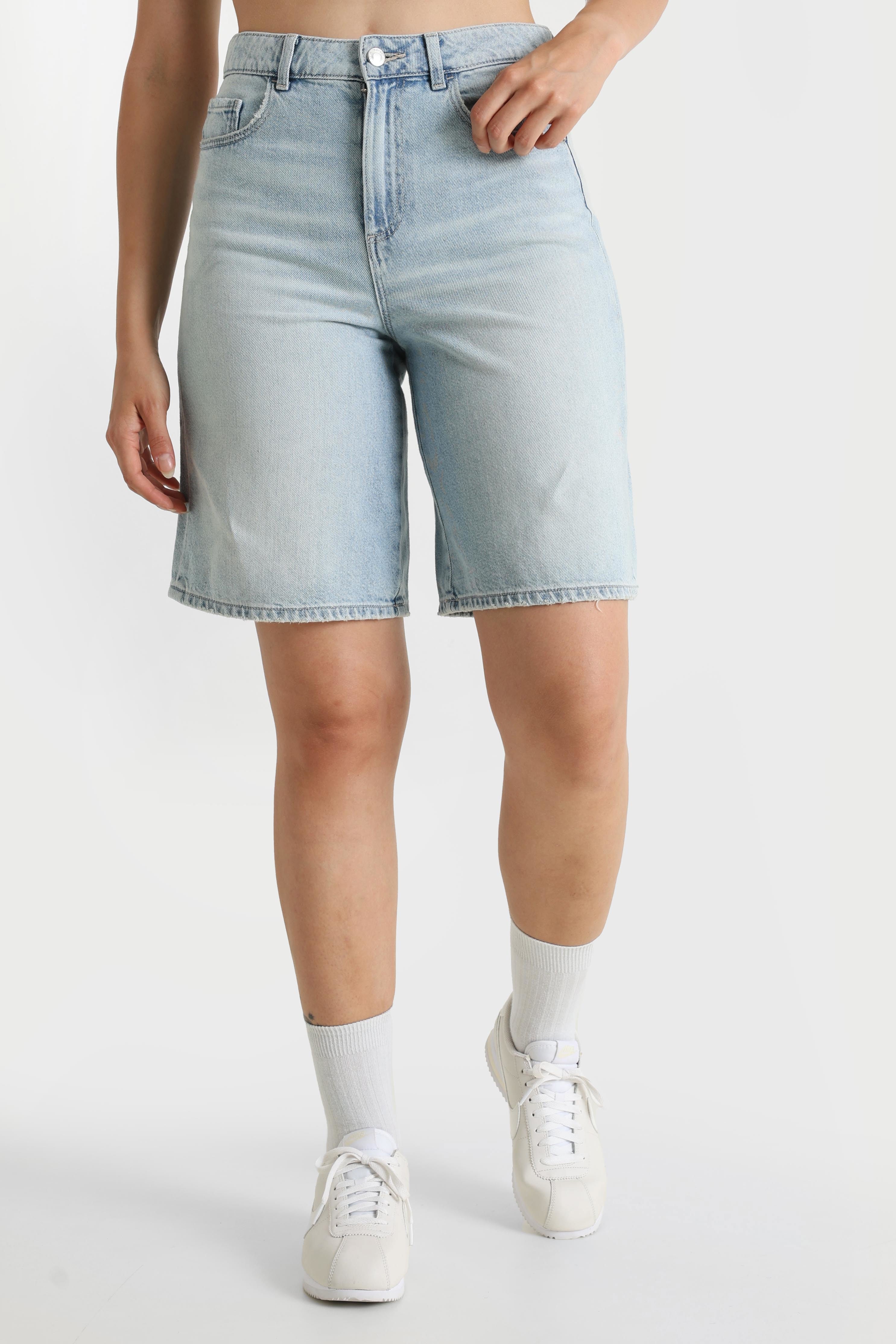 Jeans Bermudashorts - Light Blue Denim