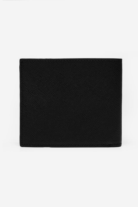 Leder Portemonnaie - Black