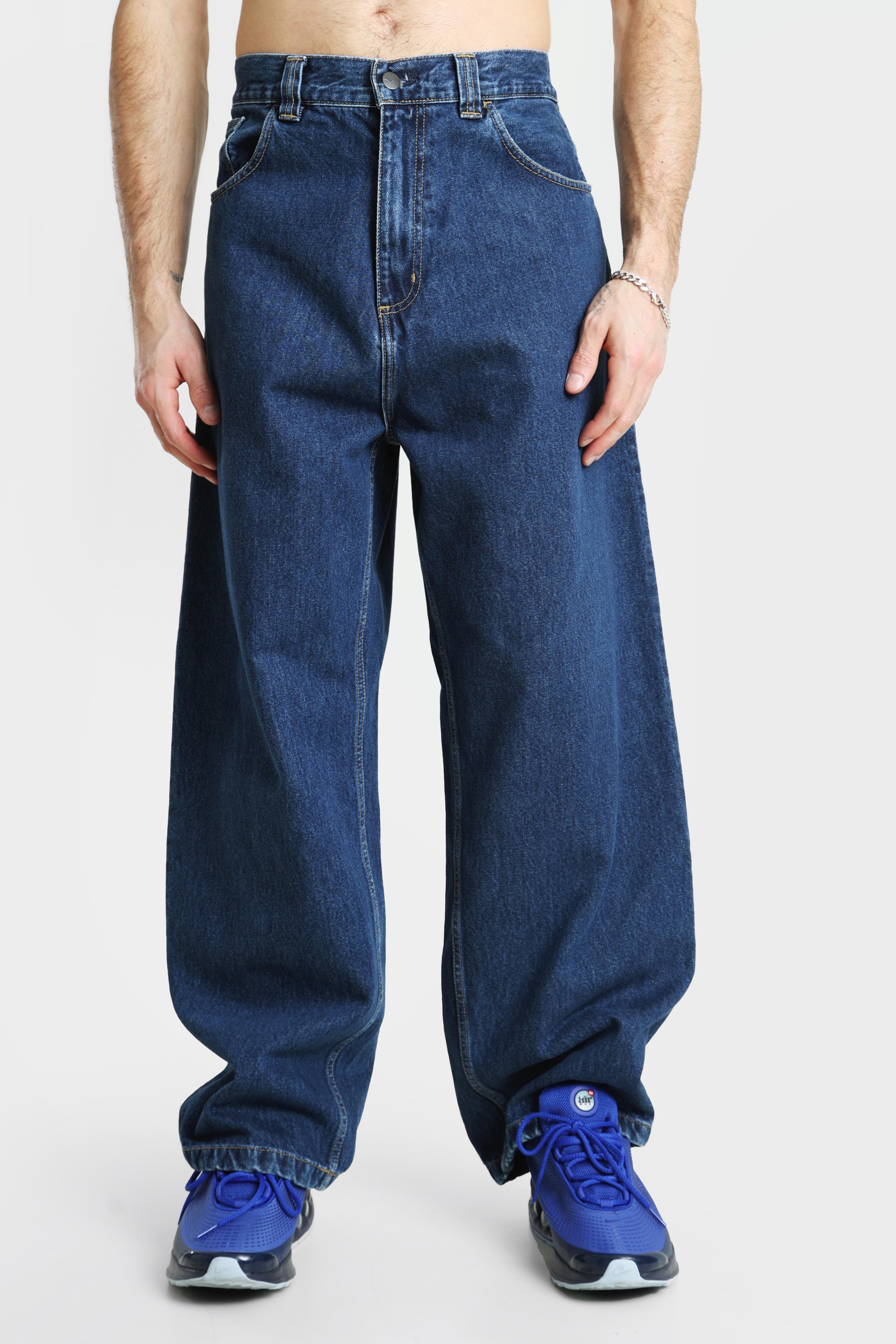 Brandon Loose Fit Jeans - Blue Stone Washed