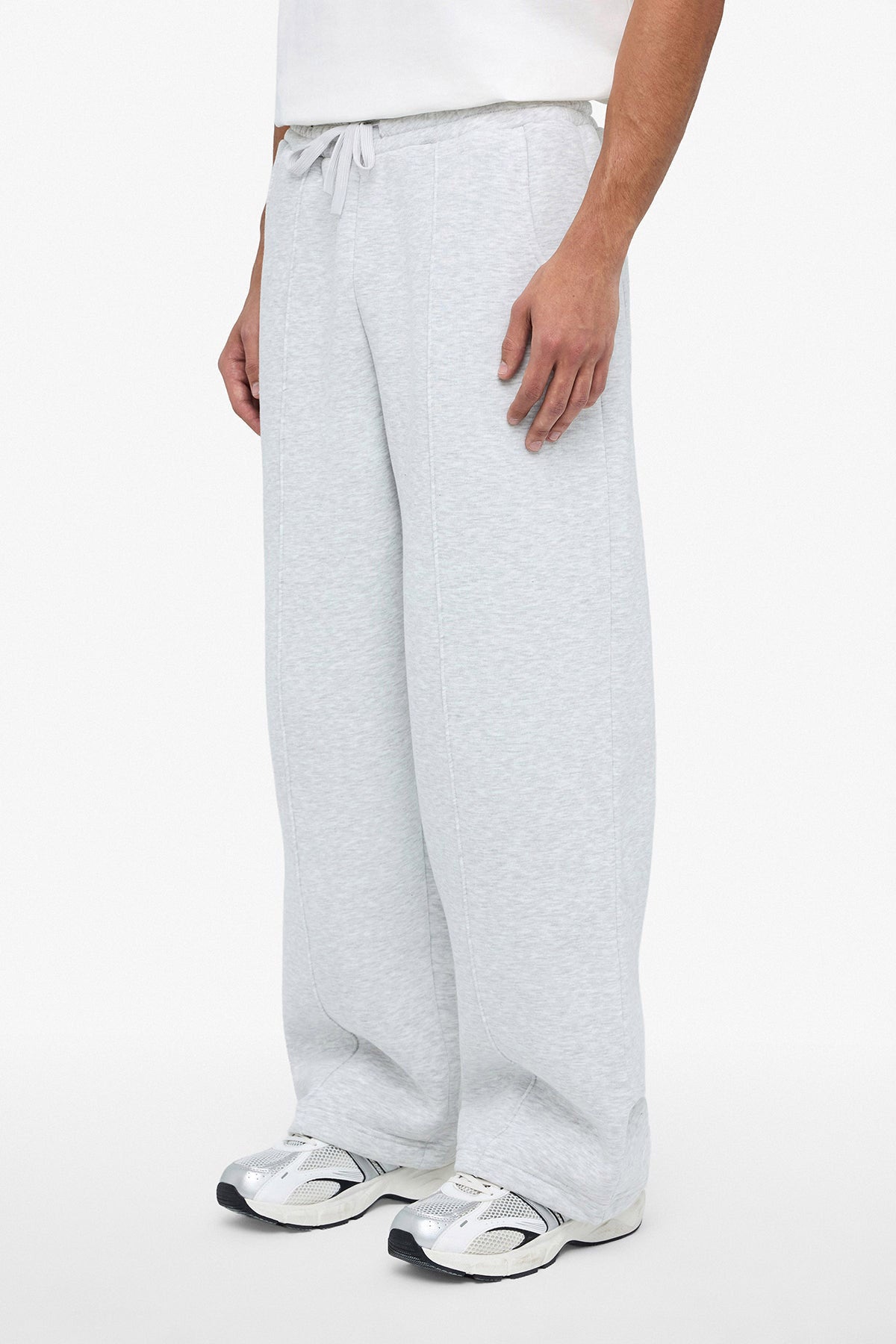 Puff Coeur Sweathose - Light Grey Heather