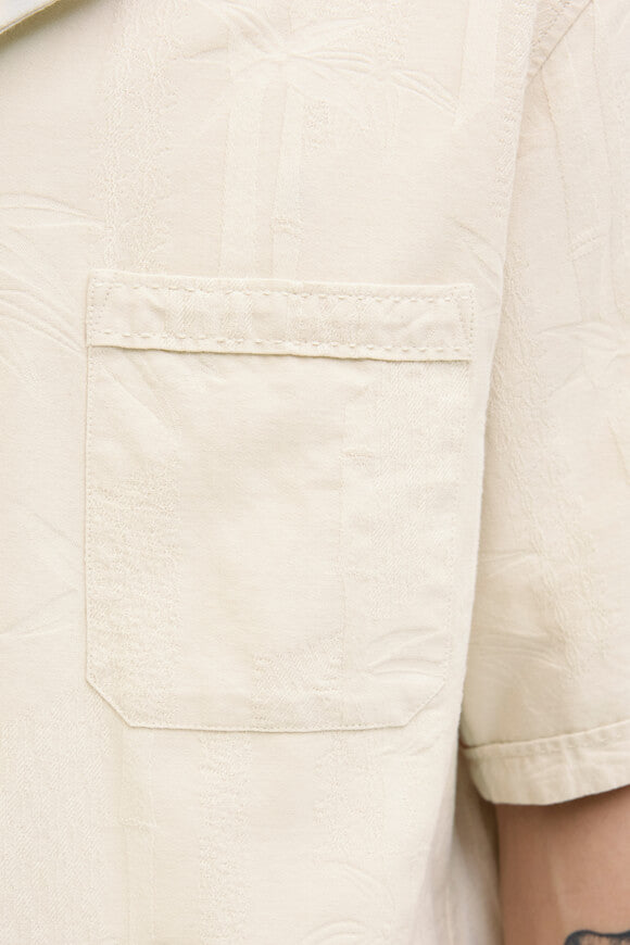 JPRBLULUKE chemise en tissu structuré - Almond Milk