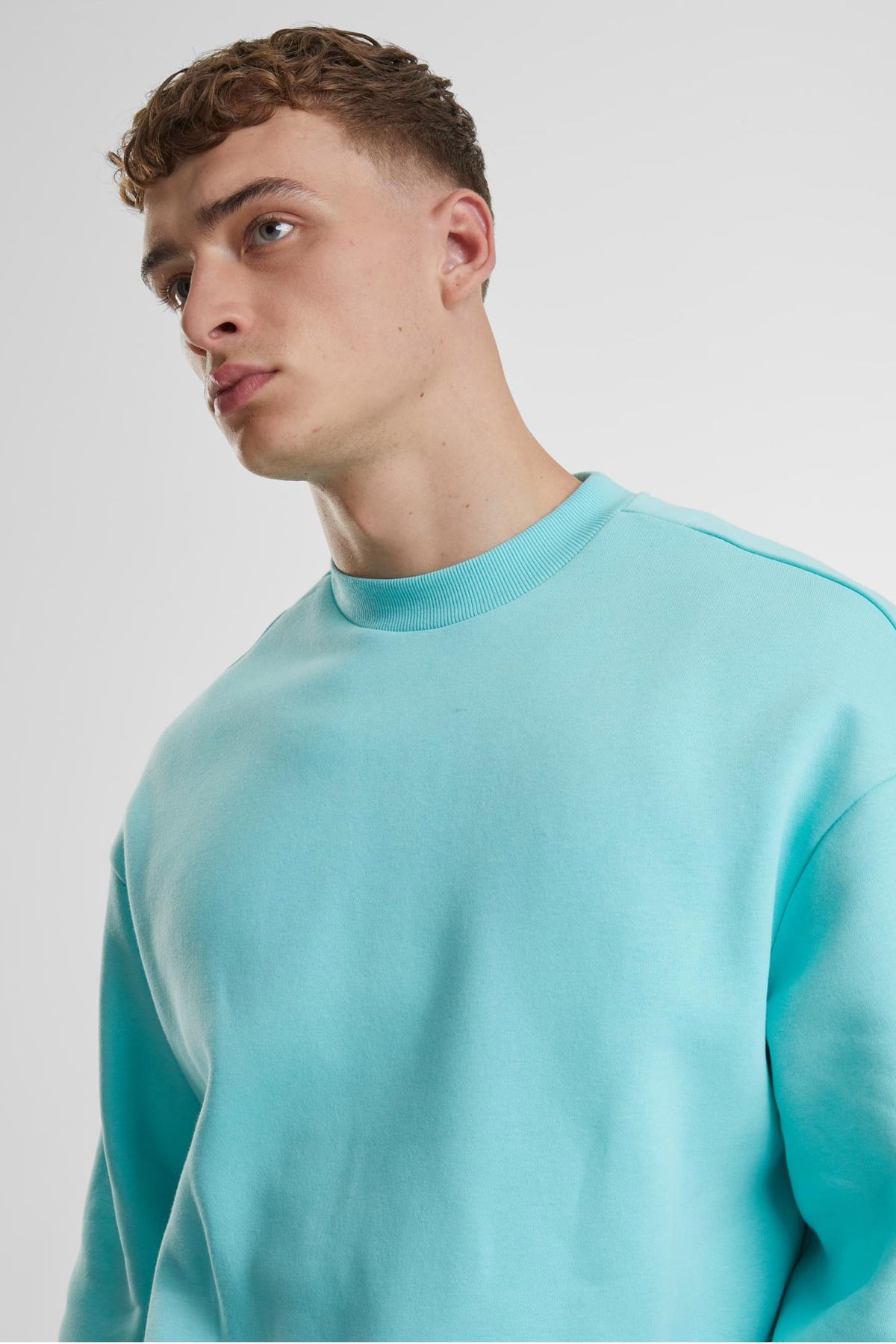 Fluffy sweatshirt - Berylblue