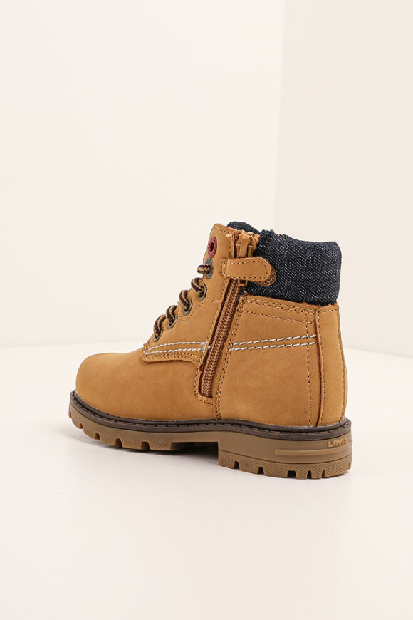 Baby Schnürstiefelette - Camel