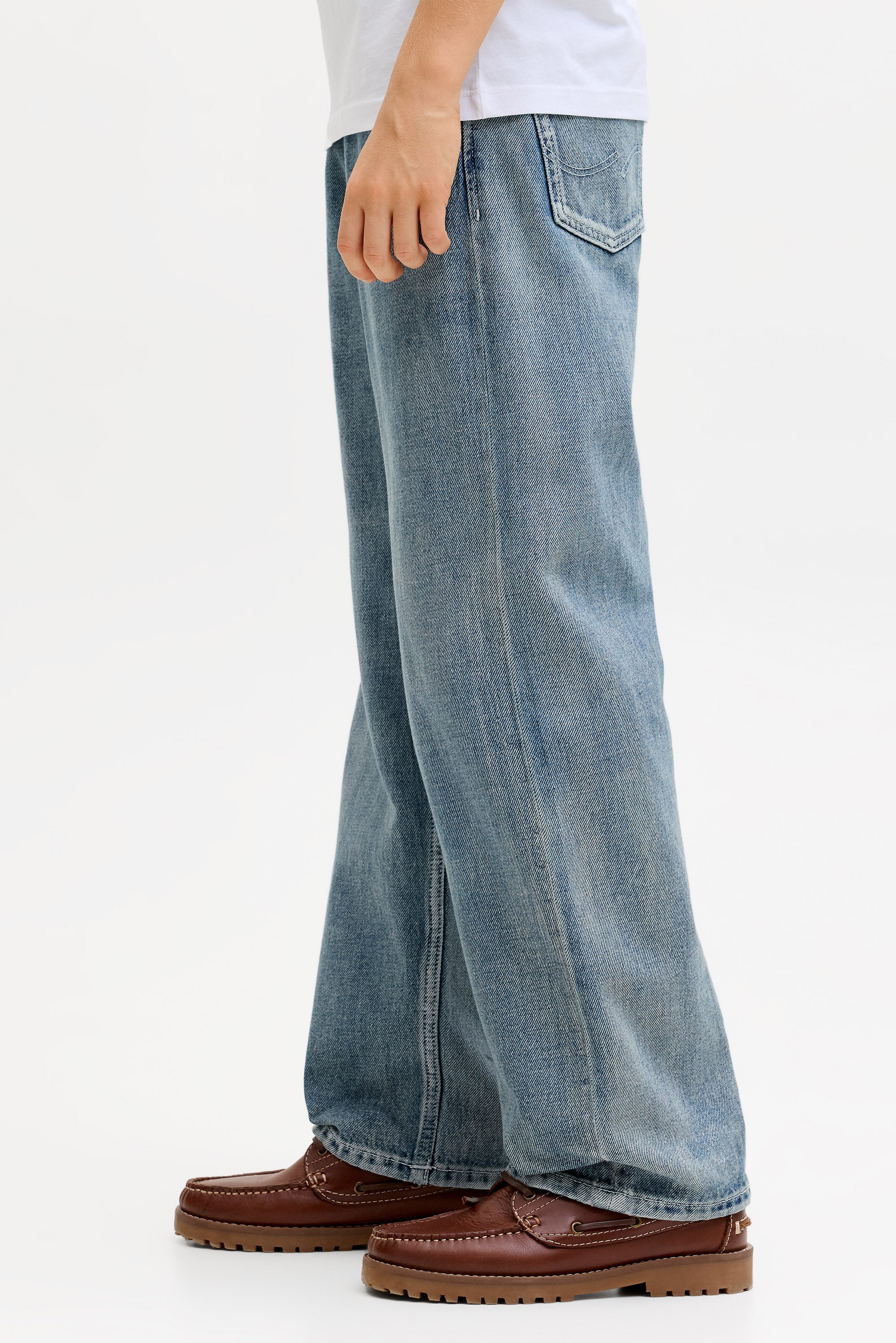 JJIALEX Baggy Jeans - Dark Blue Denim