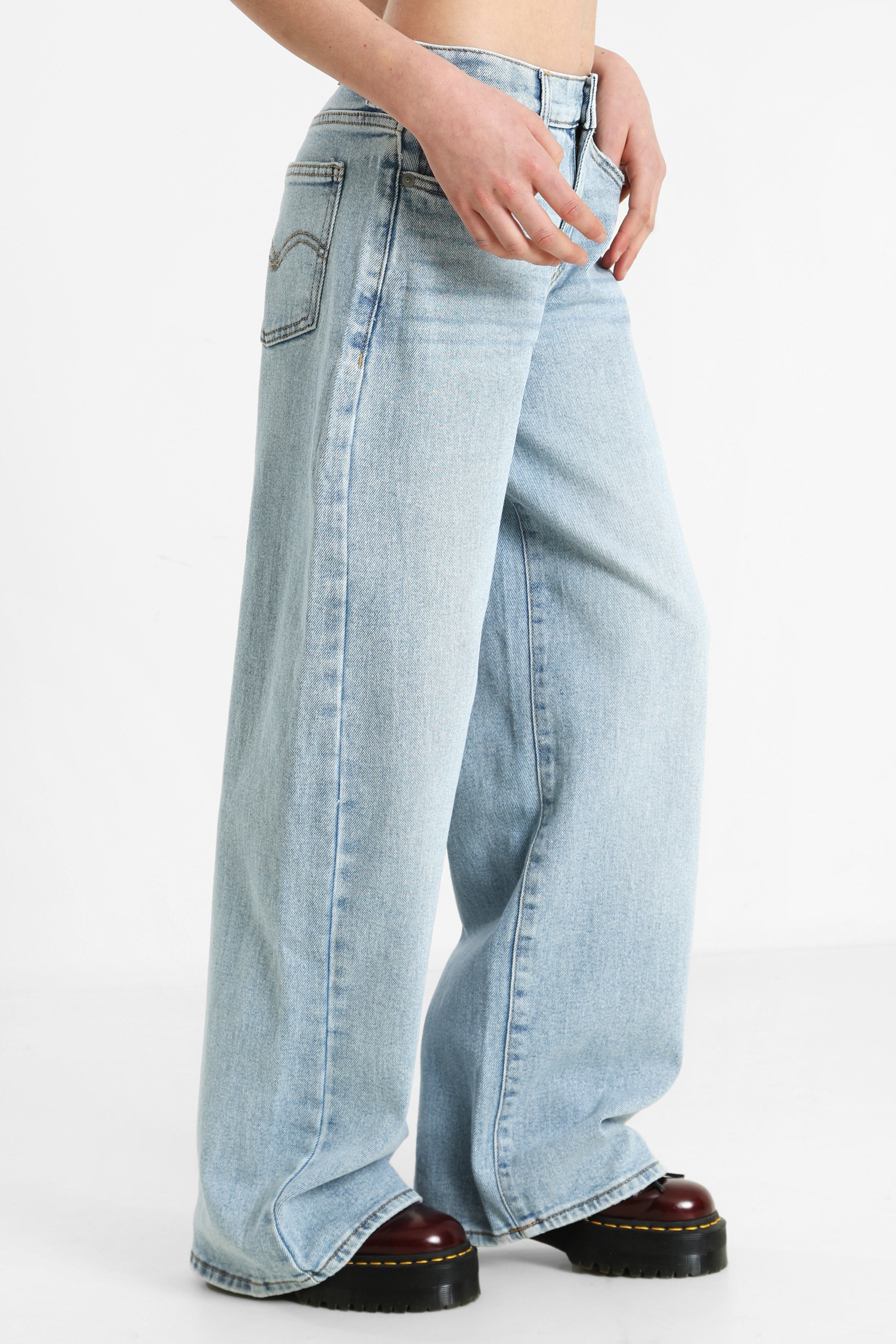 High Rise Baggy Jeans - This And That