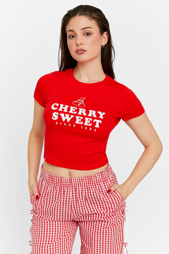 Crop T-Shirt - Red