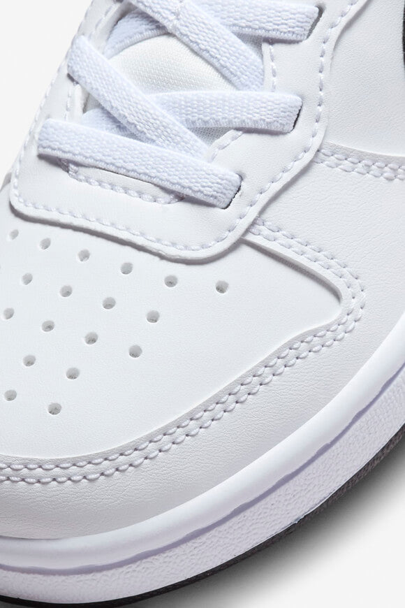 Court Borough Recraft Kids Sneaker - White + Black