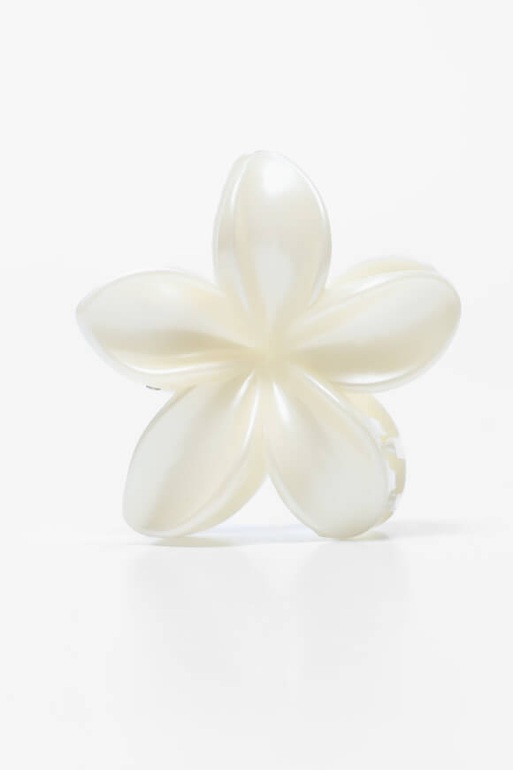 Haarklammer - White Pearl